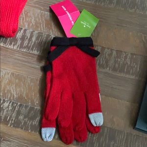 Kate Spade Contrast Bow Glove